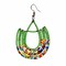 Bright Beaded Dangle Earrings for Women Lightweight Colorful Statement Jewelry